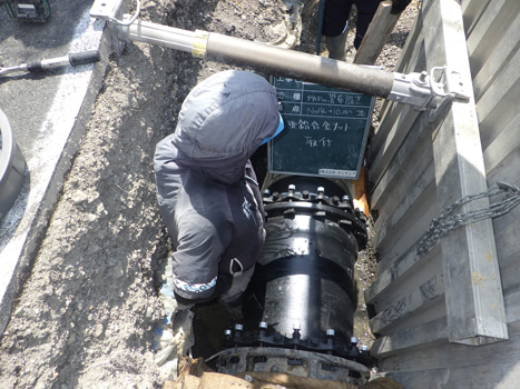 我孫子枝線 500mm配水管改良工事(400mm配水管布設)他（大阪市水道局）