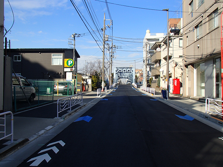 （江東区）白河四丁目道路改良工事