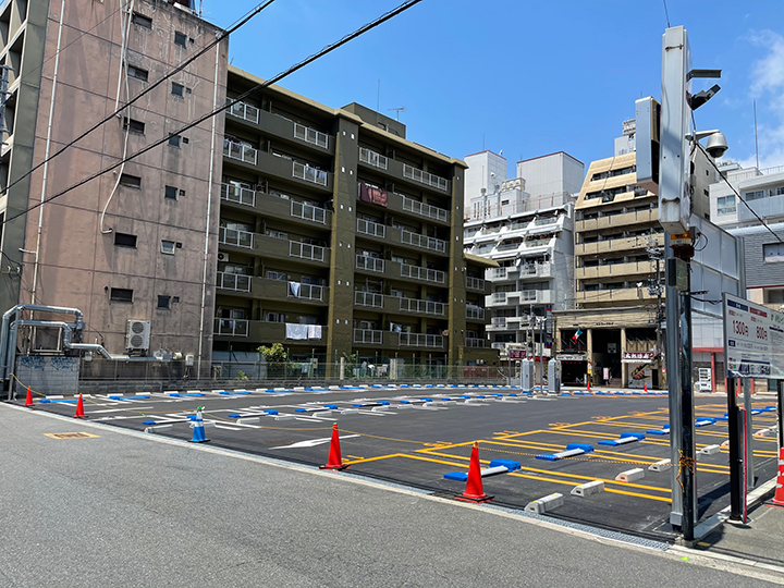 （民間）淀川区西中島コインパーク舗装工事